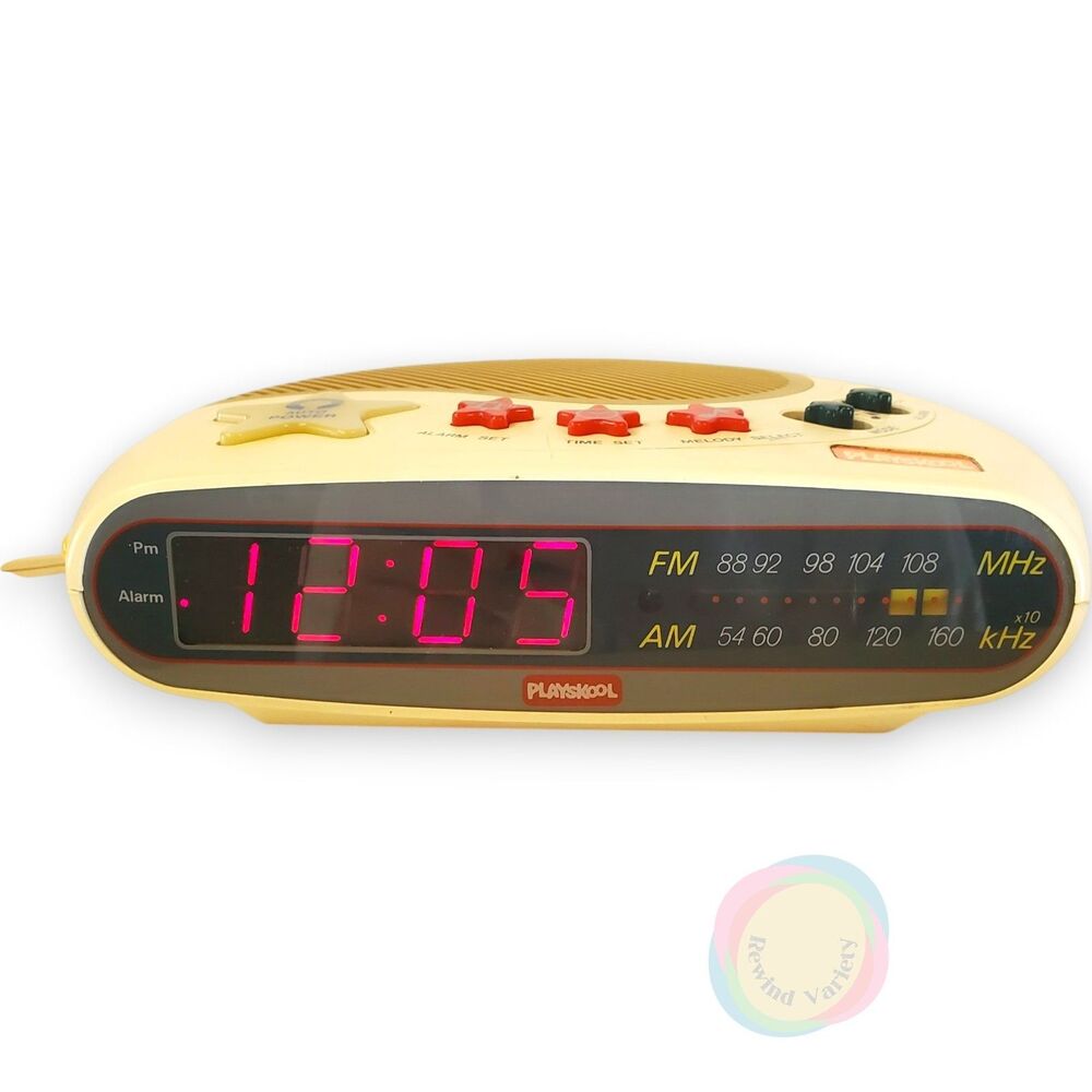 VTG Playskool Rise & Shine Melody Maker Clock Radio